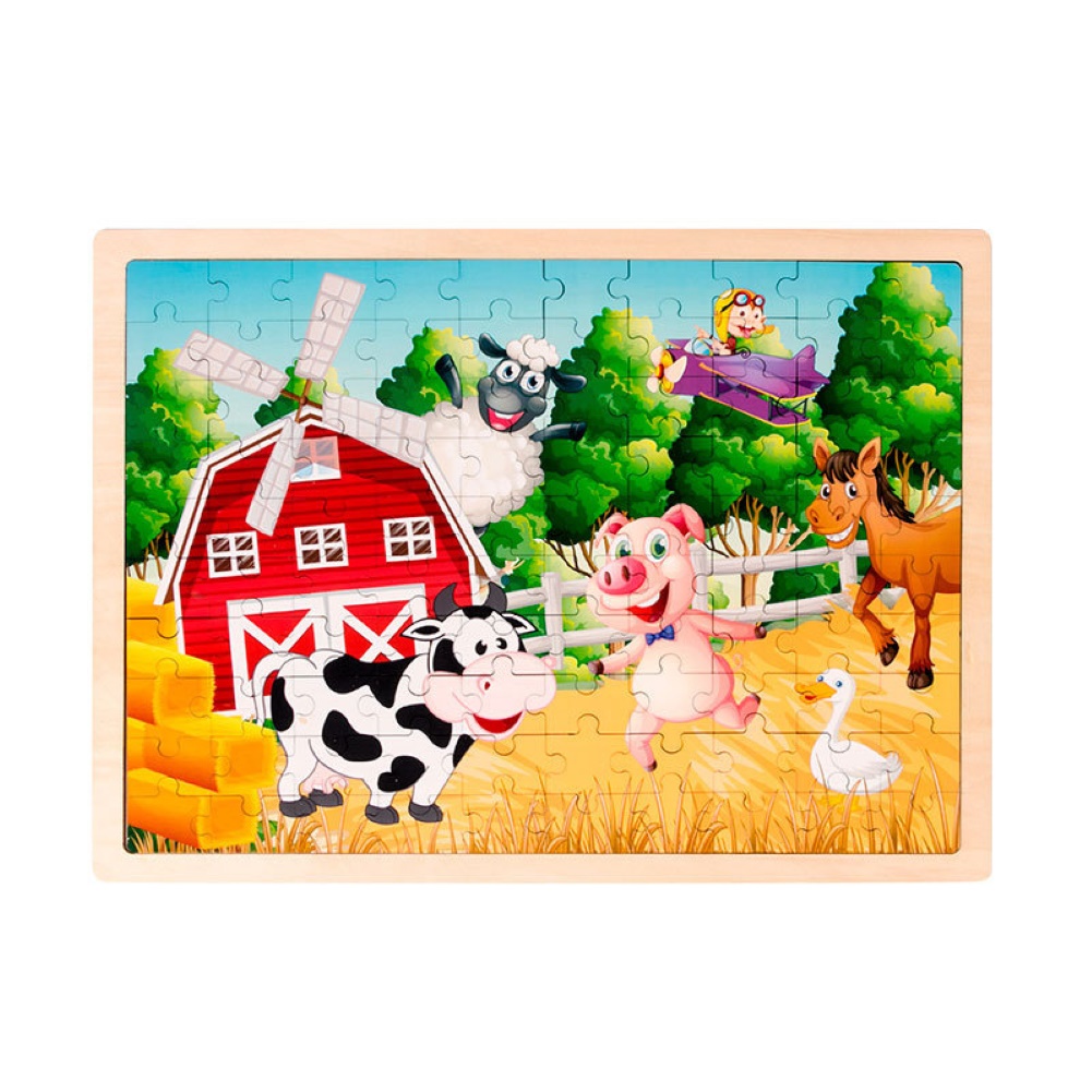 Puzzles for Kids Ages 48 Year Old 24/48/100Pcs Colorful Wooden Puzzles