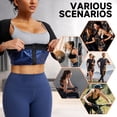 thumbnail image 2 of MISS COCOLI Sweat Vest for Women Belly Waist Trainer Sauna Suit Workout Fajas Long Sleeve with Zipper Body Shaper, 2 of 9