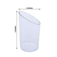 thumbnail image 3 of Efavormart 24 Pack | 3oz Clear Diminutive Flasket Plastic Appetizer Cups, Disposable Dessert Cups, 3 of 11