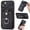 Black, variant on Allytechgroup Wallet Phone Case for iPhone 14 Pro, RFID Blockling Smart Shell with Credit Card Slot Magnetic Car Mount Support Shockproof Protective Back Cover for iPhone 14 Pro, Black