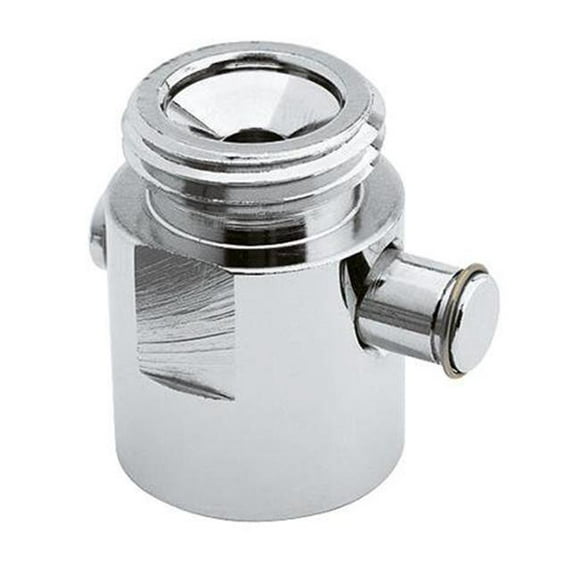 Grohe 95866000 Volume Control for Shower Heads & Hand Showers, Starlight Chrome