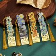 thumbnail image 2 of Vintage Van Gogh Oil Painting Metal Bookmark Reading Tool for Book Lovers Friends Student Awards Graduation Gift, 2 of 9