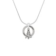 thumbnail image 2 of Delight Jewelry Silvertone Christmas Tree Zig Zag Hockey Ring Charm Necklace, 18", 2 of 4