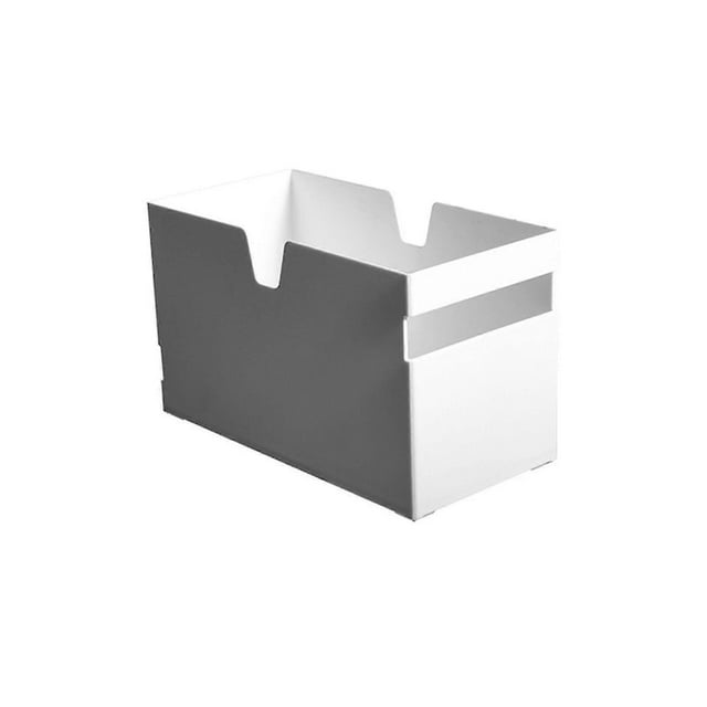 Plastic Kitchen Storage Organizer Stackable Stylish Box For Pots Pans Knifes Brushes