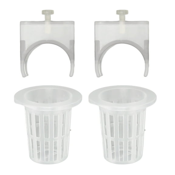 Hanging Aquarium Plant Holder Adjustable Fish Tank Planter Cups with Hole for Aquascape Decorations