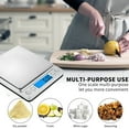 thumbnail image 6 of XIBUZZ digital kitchen food scale, tray, battery powered, automatic shut-off, digital display, 6 of 11
