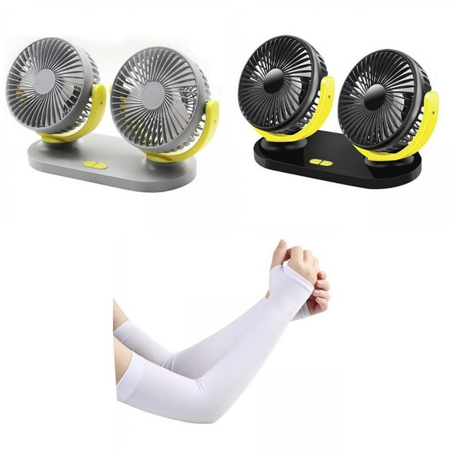 12V Car Cooling Fan Potente instrumentos Ventilación eléctrica Air Cooler Fan 3 velocidades con protección Manga del