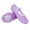 Purple, variant on Xfvqtps Ballet Shoes for Girls Soft Sole Non Slip Cross Elastic Straps Glitter Dance Shoes for Performance Pink