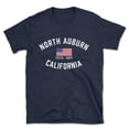 thumbnail image 1 of North Auburn California Patriot Men's Cotton T-Shirt, 1 of 1