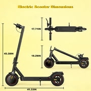 500W Peak Electric Scooter,8.5 Tires,21mph & 21Miles Range,Folding Commuting E-Scooter for Adults with APP Control