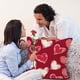 thumbnail image 5 of TUWABEII Regalos de San Valentín Funda de almohada con estampado de amor multicolor para fiestas navideñas Decoración de sofá Funda de almohada Funda de cojín de lino Regalos para mujeres, 5 of 5