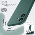 thumbnail image 4 of JETech Magnetic Silicone Case for iPhone 17 6.3-Inch, Compatible with MagSafe, Silky Soft Touch (Midnight Green), 4 of 6