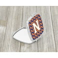thumbnail image 2 of Letter N Chevron Blue and Orange 3 Compact Mirror CJ1060-NSCM, 2 of 4