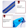 thumbnail image 3 of Shoulder Belt Ergonomics Buckles LED Reflective Night Safety LED Reflective High-Visibility Lanyard Elastic Safety Belts Keyring Jogging Blue, 3 of 9