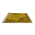 thumbnail image 2 of Ahgly Company Machine Washable Indoor Rectangle Oriental Yellow Industrial Area Rugs, 2' x 4', 2 of 4