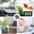thumbnail image 5 of 4 Pcs Refrigerator Thermometer, Digital Lcd Thermometer With Waterproof Probe For Fridge Freezer Aquarium (set Of 2 Black And 2 White), 5 of 5