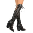 thumbnail image 3 of New Women Nature Breeze Webber-24 PU Peep Toe Over The Knee Chunky Heel Boot, 3 of 3