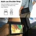 thumbnail image 2 of Kids Case for Samsung Galaxy Tab A7 Lite 8.7" T220/T225 with Pencil Holder/Multi-Function Kickstand-Handle/Shoulder Strap, Protection Duty Shockproof Silicone Cover for A7 Lite 8.7" 2021 - Black, 2 of 7