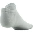 thumbnail image 4 of Under Armour Men's Essential Lite No Show Socks, 6-Pairs, White Locked-In Fit, Large, 4 of 4