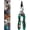Green, variant on 4-in-1 Wire Stripping and Testing Pliers, Heavy Duty Foldable Electrician Tool Set, Built-In Digital Voltage Detector with LED Display, Integrated Cable Cutter Crimper Twister Stripper ，Green