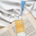 thumbnail image 6 of Kdxio White Ice Cream Print Metal Tassel Bookmarks,Perfect Gift for Art Lovers and Bookworms Metal Bookmarks for Women, 6 of 8