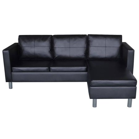 3 Seat Living Room Sofa L Shape Artificial Leather Home Furniture Corner Sectional Recliner (Reclining Corner Sofa Best Price)