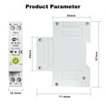 thumbnail image 5 of Anself WiFi Circuit Breaker with ON OFF Timing and Energy Metering, Compatible with and Assistant for Voice Control, 5 of 7