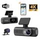 thumbnail image 4 of Grabadora de conducción con lente 4K, WiFi, grabación frontal y trasera, pantalla de 1,47 pulgadas, alta definición, gran angular, visión nocturna, detección de movimiento, cámara de tablero de plásti, 4 of 9
