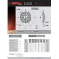 thumbnail image 3 of SPAL 30100435 10'' Low-Profile Fan Puller Curved Blades 12Volt 802 cfm VA11-AP7/C-57A, 3 of 7