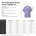 thumbnail image 5 of Pofeuu Butterflies And Flowers Print Mens Casual Short Sleeve Shirts Beach Summer Spread Collar Pocket Tops Men's Casual Short-sleeved Shirt-Large, 5 of 5