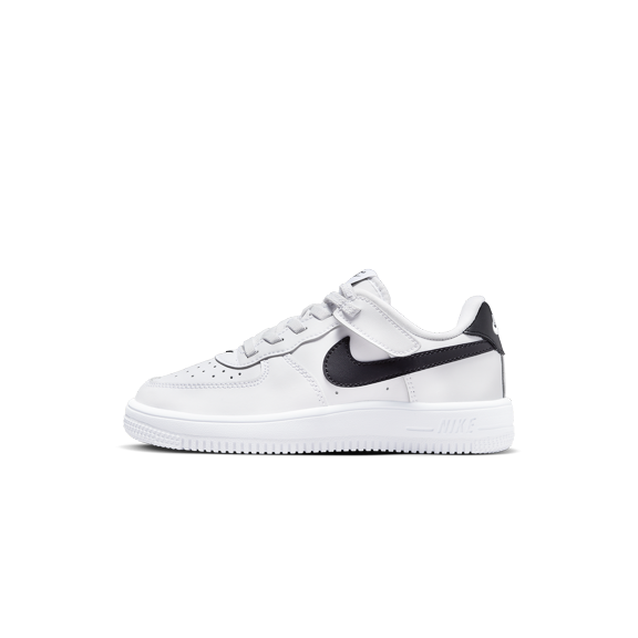 NIKE PRE SCHOOL Air Force 1 Low Easy-On PS "WHITE BLACK" FN0237 101 FN0237 101 from Stadium Goods