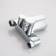 thumbnail image 4 of Bathroom Triple Shower Faucet Hot and Cold Water Bath Mixer Bathtub Tap Brass, 4 of 10