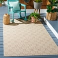 thumbnail image 3 of SAFAVIEH Martha Stewart Hampton Diamond Indoor/Outdoor Area Rug, Natural/Beige, 8' x 10', 3 of 7