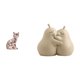 thumbnail image 1 of Figura de escritorio,Estatua de gato en estante,escritorio,oficina,decoración del hogar,sujetalibros decorativos,Sujetalibros decorativos para oficina y hogar,libros, 1 of 8