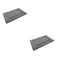 thumbnail image 1 of relayinert 1/2/3 Anti-slide And Stylish Rug - Comfortable And Floor Mat For Bathroom Waterproof dark gray 40*60cm 2PCS, 1 of 6
