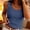 A1_Blue, variant on VISALY Ribbed Knit Tank Top Scoop Neck Sleeveless Camisole Slim Fit Basic Layering Top Summer Wide Strap Soft Stretch Undershirts Basic Cami T-Shirts Basic Tee Shirts Vest Cami Shirts Black L