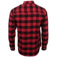 thumbnail image 5 of BROOKLYN VERTICAL Unisex Flannel Plaid Button-Down Long Sleeve Shirt with Front Pocket, Casual Everyday Wear, Sizes S–3XL, 5 of 5