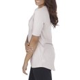 thumbnail image 3 of Fruit of the Loom Women's Athleisure Essentials Soft Elbow Length V-Neck T Shirt, 3 of 7