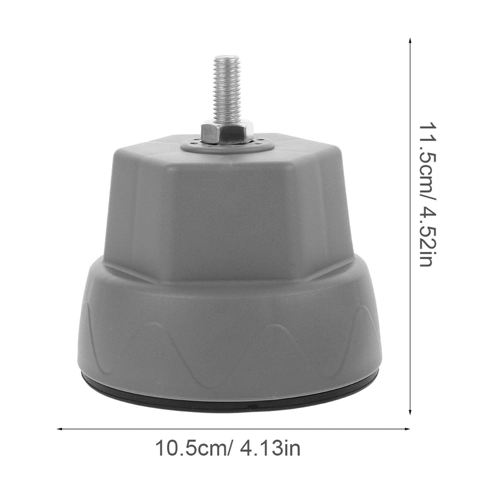 WEAVILUX Washer Anti Vibration Pads Washing Machine Stabilizer Grey 4Pcs for Appliance Users