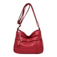 thumbnail image 1 of Bolsos cruzados bandolera de mujer de moda, de hombro de material cuero PU suave con múltiples bolsillos, para de mujer Magideal Bolsos cruzados, 1 of 7