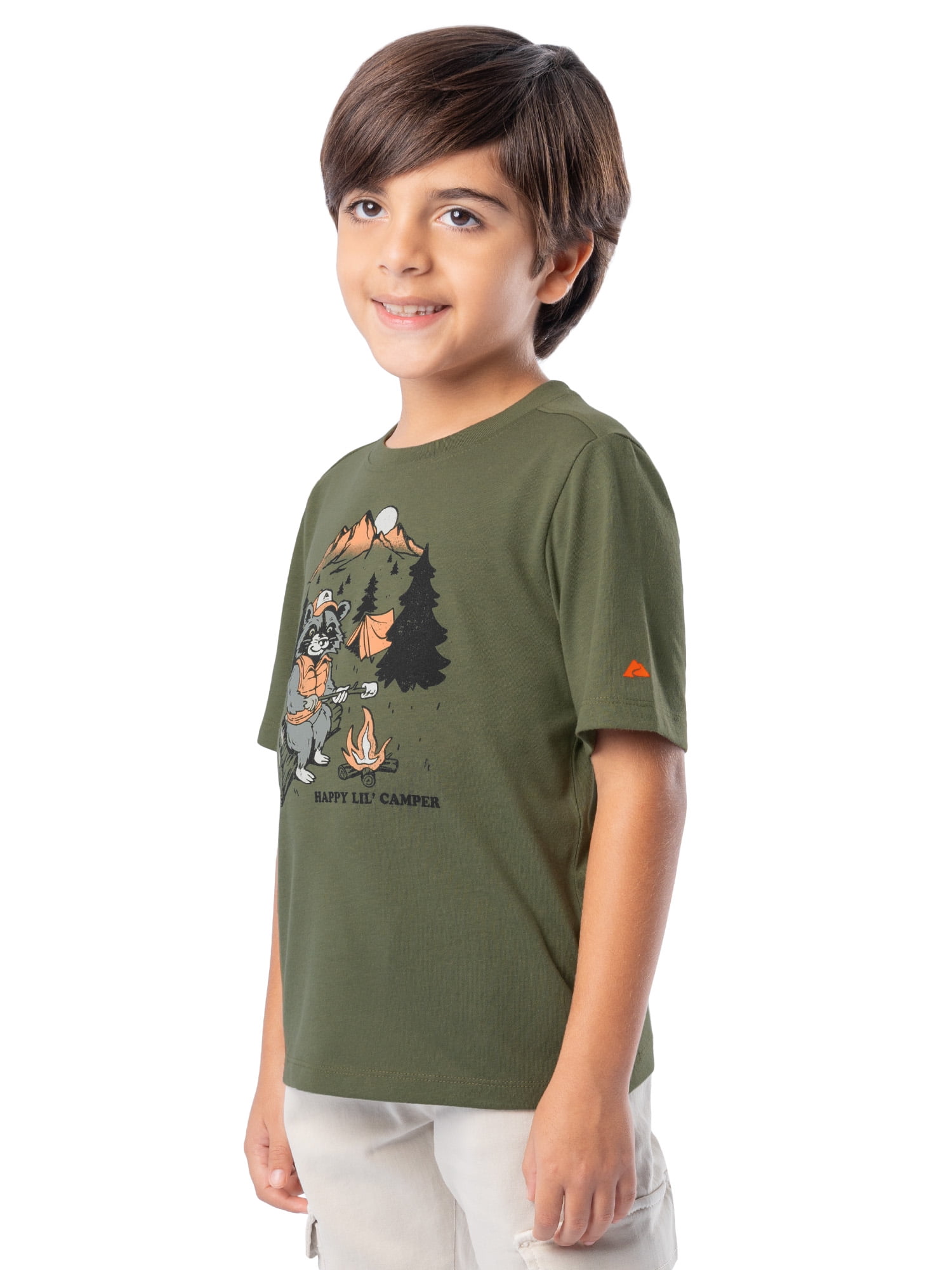 Ozark Trail Boy's Graphic Short Sleeve T-Shirt, Sizes 4-18 & Husky
