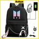 thumbnail image 2 of Mochila De Gran Capacidad BTS De 16 Pulgadas Con Carga USB, 2 of 4