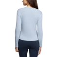 thumbnail image 2 of Banana Republic Women's Ribbed Long Sleeve Top, Blue, XS, 2 of 4