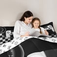 thumbnail image 5 of Castle Fairy White Gamepads 3-Piece Full Comforter Set for Boys Girls, 5 of 8