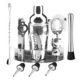 thumbnail image 1 of Juego de coctelera de 12 piezas yeacher con soporte de Acero inoxidable 25.4 oz, 1 of 8
