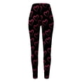 thumbnail image 5 of Tosmy Women's Leggings Womens Valentine's Day Cute The Print Casual Comfortable Home Leggings Boot Pants Soft, 5 of 5