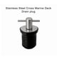 thumbnail image 4 of Scienceny Tapón de drenaje para cubierta, suministros para barcos, accesorios de kayak de acero inoxidable, pieza de repuesto práctica para Bombillas para automóviles como se muestra 1 pulgada, 4 of 6