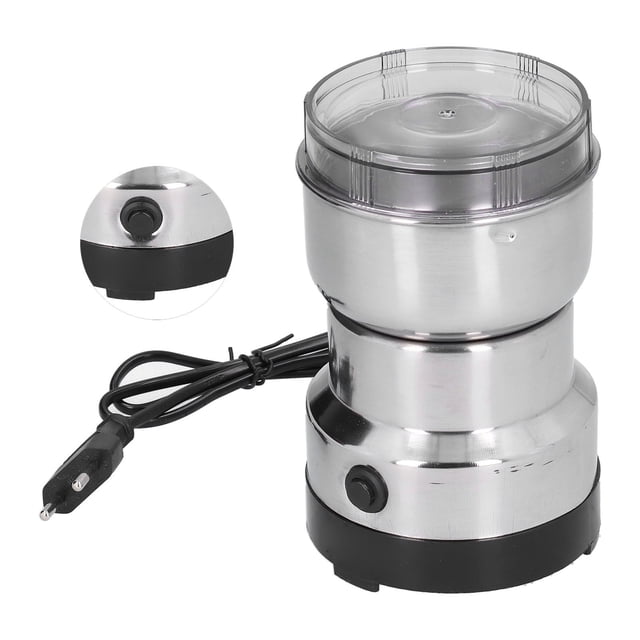 Molinillo de Frijoles de Café, Molinillo de Café Eléctrico Fácil de Operar de Acero inoxidable con motor de núcle de cobre para hogares para nueces, granos, frijoles, frijoles