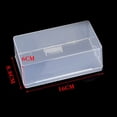 thumbnail image 6 of Dreamhall 1Pc Rectangular Plastic Beads Storage Containers Box with Hinged Lid for Storage of Small Items, Crafts, Jewelry, Hardware Clear, 6 of 6