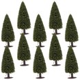 thumbnail image 2 of Miangastore 10Set Miniature Scene Accessories Green Plastic Sand Table Decoration, 2 of 8